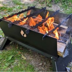 cacomi black fire BBQ 국산 일본제 흑피철 모닥불 대 캠프 컴팩트 모닥불 조립 간단 차고
