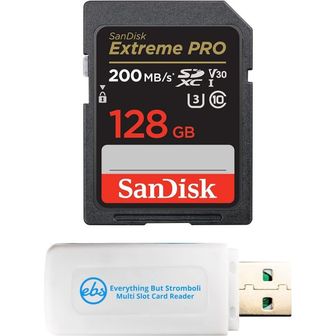  샌디스크 익스트림프로 SanDisk 128GB Extreme Pro 메모리 카드는 Canon EOS Rebel T5 T6 T6i T7