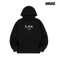 원즈 OZ 기모 후드티 LOVE (OZ194) 블랙