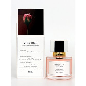 미녹 메모라이즈 퍼퓸 럭셔리로즈 여성 니치향수 50ml