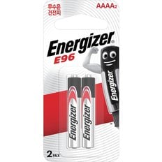 에너자이저 알카라인 AAAA 2입