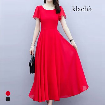 KLACHE 클라셰 (77까지)레이디롱프릴원피스_B4M0204