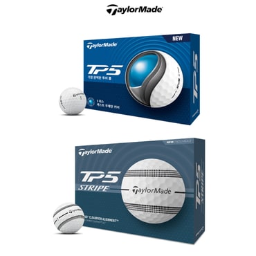 테일러메이드 [테일러메이드코리아정품] 25년 신상품 TP5 Stripe Golf Balls 5피스 골프공