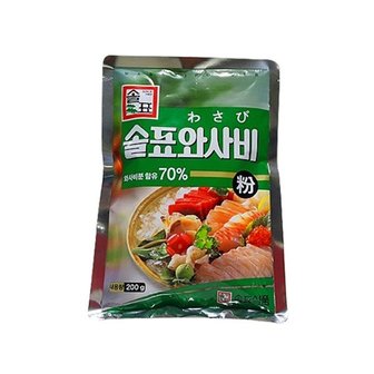  배동바지 와사비분말70% (솔표) 200g