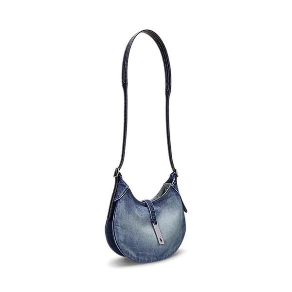 여성 폴로 ID 데님 스몰 숄더백(WAPOBAG02V20157410)