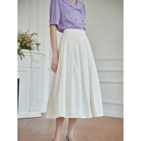 Mary Pleated Midi Skirt