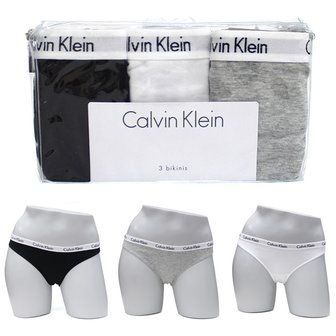 Calvin Klein CK 여성 삼각팬티 3장세트 QD3588 3PACK