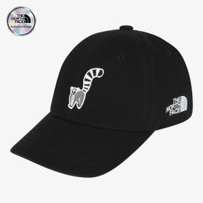 [노스페이스 키즈 공식] 키즈 로고 볼캡 와펜 NE3CS00R_BLK