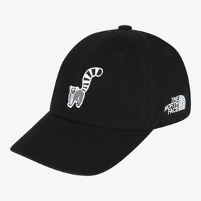 [노스페이스 키즈 공식] 키즈 로고 볼캡 와펜 NE3CS00R_BLK