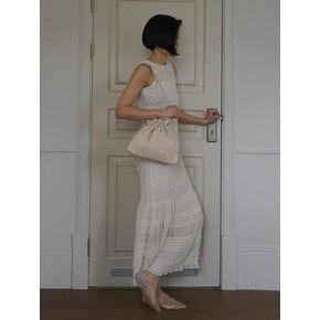 Crinkle Shoulder Bag Warm Ivory