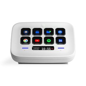 엘가토 스트림 덱 네오 Stream Deck Neo 화이트 8키 매크로 키패드 컨트롤러