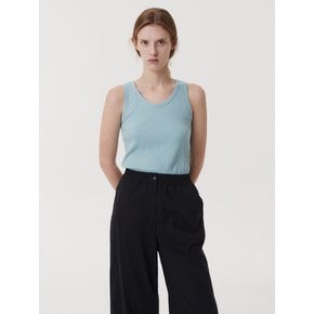 JENA SLEEVELESS TOP (GREYBLUE)