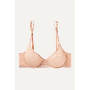 Soiré Confidence Mesh Underwired Soft-cup Bra 베이지