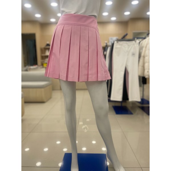 [여주점] 여성 솔리드 오비밴드 플리츠 스커트 GQ122LSK14  PINK