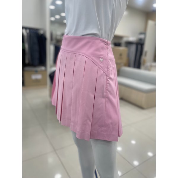 [여주점] 여성 솔리드 오비밴드 플리츠 스커트 GQ122LSK14  PINK