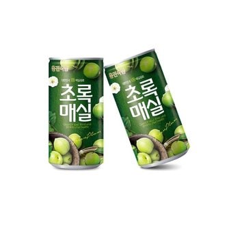  맛있는 웅진 초록매실 주스 음료 180ml X 30CAN