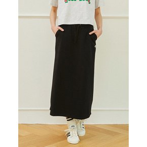 1754 CROWN TERRY LONG SKIRT 블랙