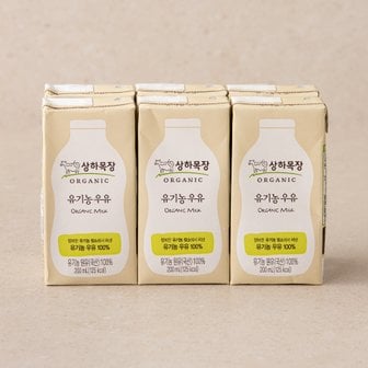 상하목장 유기농 멸균우유 1200ml (200ml*6)