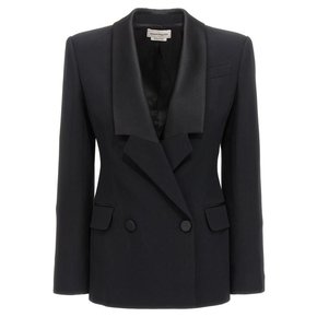[해외배송] 23FW 알렉산더 맥퀸 아우터 768597QEAAA1000 Black