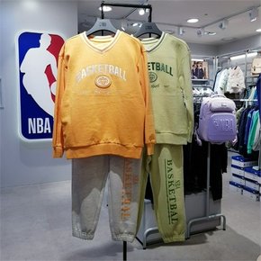 NBA키즈 SH04 NBA 오리지널리티 브이넥 맨투맨 상하세트 K231TS050P set