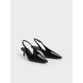 찰스앤키스 커티스 페이턴트 포인티드 토 키튼-힐 슬링백 펌프스_3colors CK1-61720166