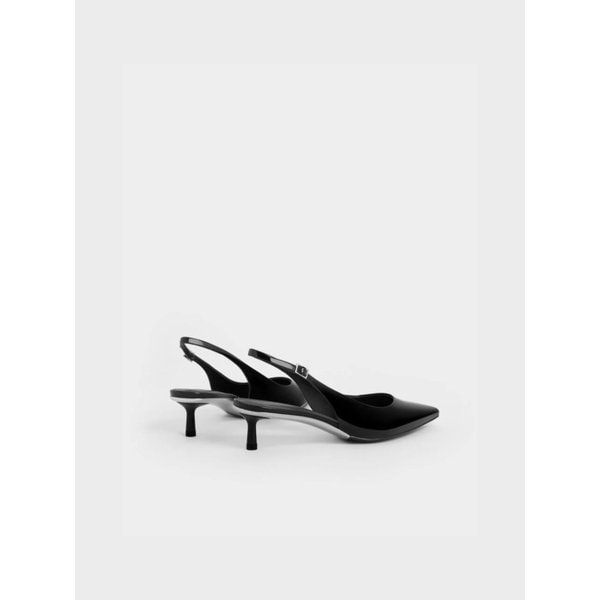 커티스 페이턴트 포인티드 토 키튼-힐 슬링백 펌프스_3colors CK1-61720166