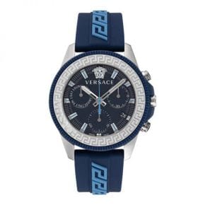 3985483 Versace Greca Action Chrono Silicone Watch