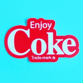 [코카콜라]로고 스티커(Enjoy Coke)