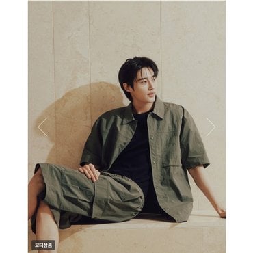지오다노 NEW [변우석] 남자 나일론 반팔 셔츠045512