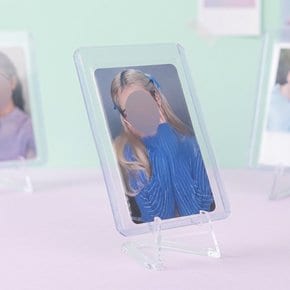 아크릴 액자 받침대 투명 포카 탑로더 사진 포토 카드 다용도 거치대