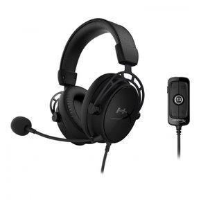 HyperX Cloud Alpha S 7.1 HX-HSCAS-BKWW ( 4P5L2AA ) 게이밍 헤드셋 서라운드 사운드 베이스