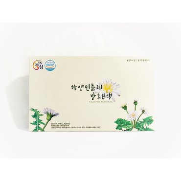 정성 토종 양구 하얀민들레 유산균  발효진액  80ml  30포