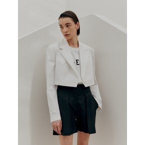 Cotton Cropped Blazer (JUSJ206-05)