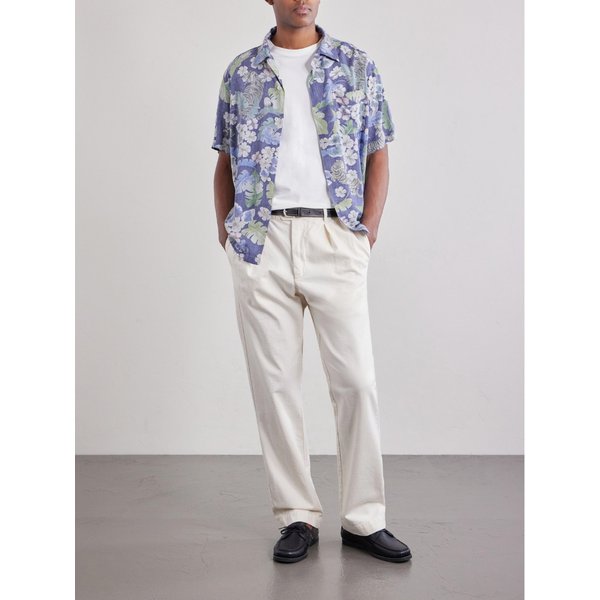 하트퍼드 뉴 팔미토 프린트 위빙 셔츠 46376663163009483