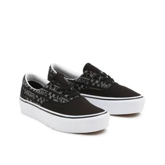 이스퀘어 4274179 Vans Reflective Logo Era Platform in black/white