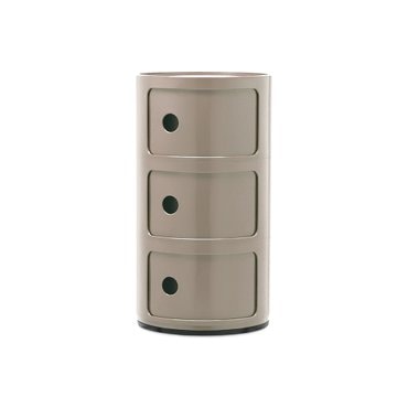 Kartell 카르텔 Componibili 3round(도브 그레이) 수납장