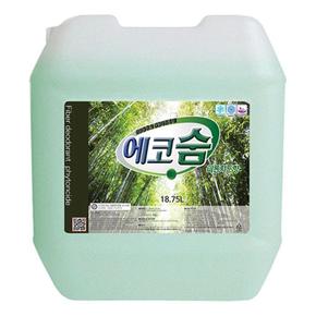 대용량 섬유탈취제 에코숨 18.75L 피톤치드향 고급 (S16446987)