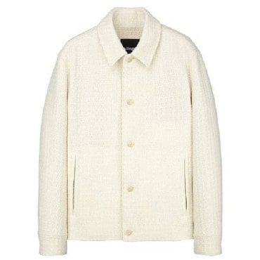알레그리 [25SS]크림《Solid Tweed》코치 점퍼(ARJU5A103CR)
