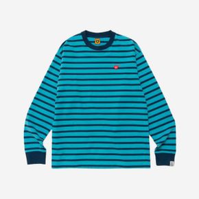 휴먼 메이드 스트라이프 롱슬리브 티셔츠 블루 Human Made Striped L/S T-Shirt Blue