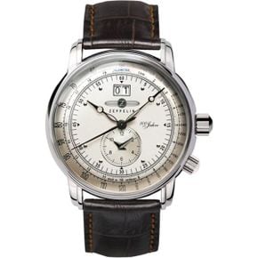 일본 제플린 남성시계 Zeppelin 76401 Mens 워치 Special Edition 100 Years Ivory Dial Color S