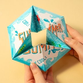 3D 입체 종이접기 칼레이도사이클 만들기 세트