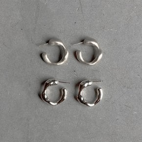 Curve earring sv (2024fw49)