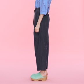 Banded String Pants_D/GREY