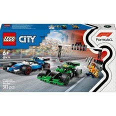 60474 VCARB와 Sauber 레이스 카가 있는 F1 그리드 [시티] 레고 공식