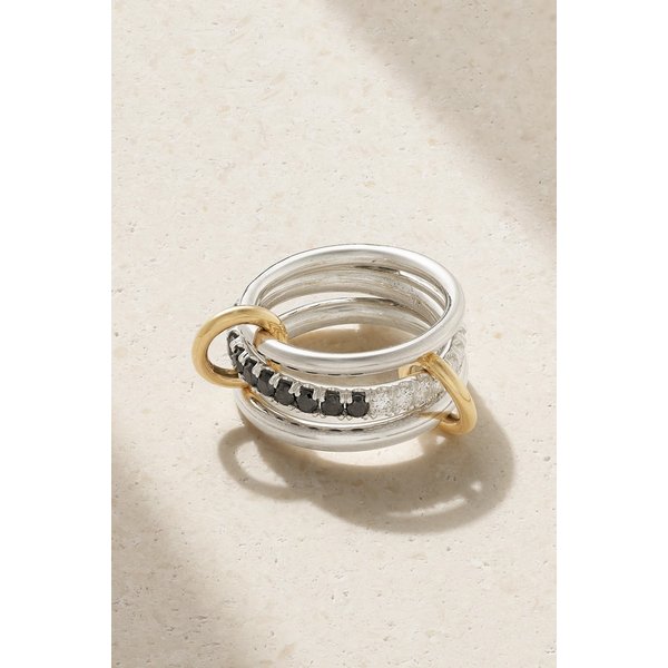 스피넬리 킬콜린 페투니아 이클립스 스털링 실버 18K 골드 다이아몬드 반지 46376663162952127