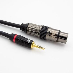 탑라인에이치디 HDTOP HT-TP 국산 3.5mm 스테레오 to XLR 캐논 암 케이블 (1.5m, HT-TP233)