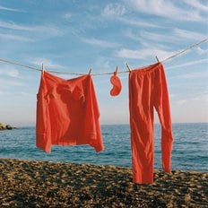 오르시떼 여성 D010 티모시레드 긴소매 상하