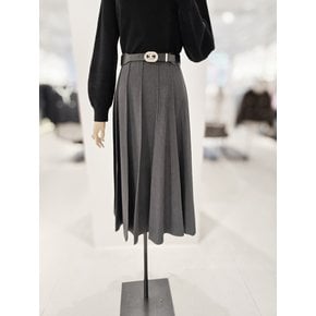 [파주점] [더아이잗컬렉션]밴딩 플리츠 롱 스커트 CRBA0SK761
