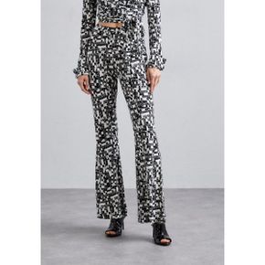 4787652 Diane von Furstenberg BROOKLYN PANTS - Trousers cross word black 91505715