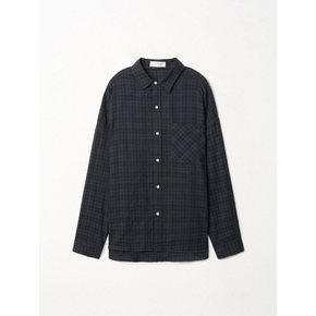 Costal Check Shirt_Navy